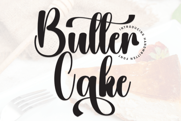 Butter Cake Font: A Sweet, Cursive Handwritten Gem