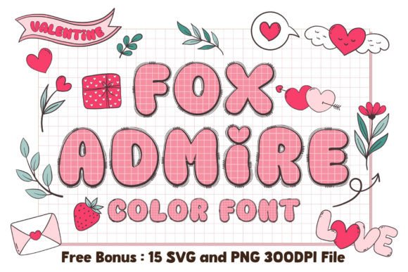 Fox Admire: The Cute Color Font That Warms Every Design