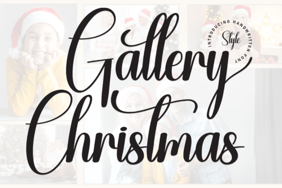 Gallery Christmas: Sweet Cursive Font for Romantic Designs