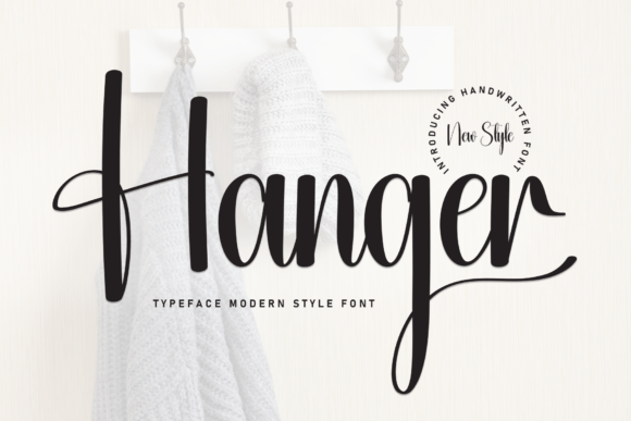 Hanger: An Enchanting Handwritten Font for Romantic Design