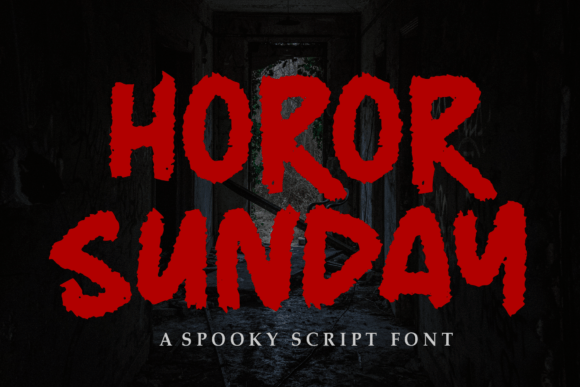 Horror Sunday: A Whimsical Display Font for Magical Designs