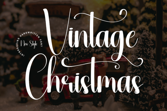Vintage Christmas: Sweet Handwritten Font for Warm Designs